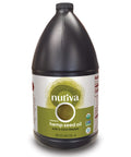 Nutiva Organic Cold-Pressed Unrefined Raw Hemp Seed Oil, 24 Ounce, USDA Organic, Non-GMO, Whole 30 Approved, Vegan, Gluten-Free & Keto, Rich In Omega 3 & 6 Fatty Acids
