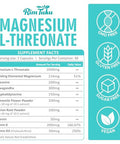 Rimtuku Magnesium L-Threonate 2000Mg | 10-In-1 Supplement For Brain Health & Cognitive Support | High-Absorption Magnesium Threonate Capsules 60 Count
