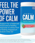 Natural Vitality Calm Magnesium Supplement Anti Stress Drink Mix Powder Gluten Free Vegan and Non GMO 16 oz Non GMO Vegan and Gluten Free Formula 16oz