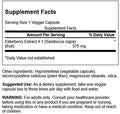 Swanson Sambucus Elderberry Extract 575 mg 120 Veg Caps