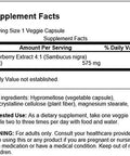 Swanson Sambucus Elderberry Extract 575 mg 120 Veg Caps