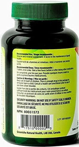 Greeniche Prenatal - Multivitamin Formula for Mothers - Equipped With Essential Nutrition For Children - 60 Tablets