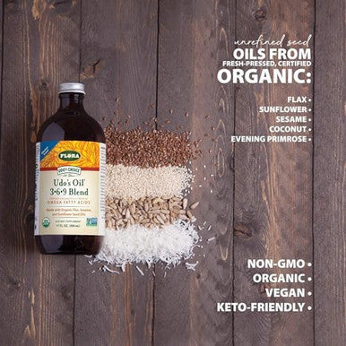 Udo'S Triple Omega 369 Dha Oil Blend 8.5 Oz Nongmo & Gluten