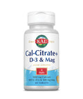 KAL Cal-Citrate Plus 1000mg | Blend of Calcium Citrate, Magnesium and Vitamin D-3 | for Healthy Bones & Teeth | No Gluten & Non-GMO | 60 Tablets