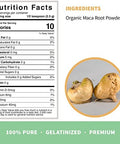 Sprout Living Organic Gelatinized Maca Root Powder Superfood Adaptogen 1 Lb