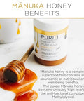 PURITI Premium Manuka Honey Lozenges High Potency - Sugar Free Drops | Genuine New Zealand Raw Manuka Honey Soothers for Coughs & Sore Throats | UMF Certified MGO 400+ UMF12+ (16 Pack)