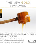 PURITI Premium Manuka Honey Lozenges High Potency - Sugar Free Drops | Genuine New Zealand Raw Manuka Honey Soothers for Coughs & Sore Throats | UMF Certified MGO 400+ UMF12+ (16 Pack)