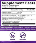 Doctor'S Best Womens Digestive Probiotic Prebiotic With Cranberry And Preforpro (4 Billion Cfu) Supports Urinary Tract Nongmo Vegan 30 Veggie Caps