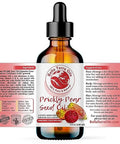 Bella Terra Oils - Prickly Pear Seed Oil 8 Oz - The Symmetry Of Cactus Extract & Barbary Fig Overflowing With Vitamin B & Zinc A Precious Skin Delight