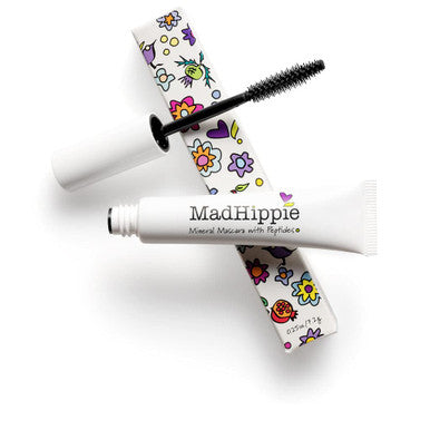 Mad Hippie Natural Makeup, Mineral Mascara with Peptides and Vitamin E, Full Lashes, Vegan Makeup, Mascara Black Volume and Length, .25 Oz