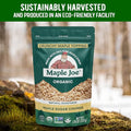 Maple Joe Organic Maple Sugar Sprinkles, Maple Flakes Made With Canadian 100% Pure Maple Syrup. Delicious With Coffee, Ice Cream, Yogurt & More Maple Sugar Granulated Chips Maple Chunks 7.8 oz