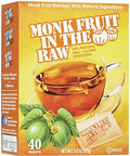 Sugar In The Raw, Monk Fruit In The Raw, 40 Count