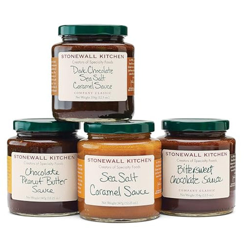 Stonewall Kitchen, Dessert Sauce Collection, 4-Piece Gift Set