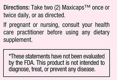 Maxi Health Maxi Stomach Anti Acid Support Full Spectrum Capsules 120 Count Kosher