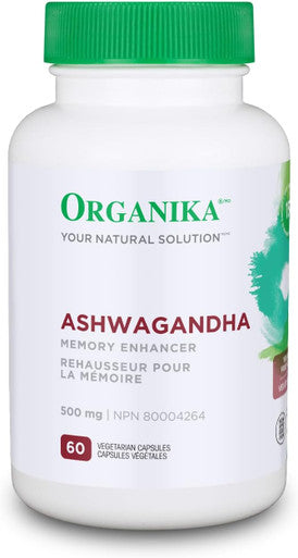Organika Ashwagandha- Stress Relief, Sleep Aid, Mood Enhancement, Thyroid And Blood Sugar Balance- 60 Vcaps