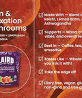 Laird Superfood Organic Calm And Relax Mushroom Blend With Reishi Lemon Balm And Ashwagandha 3.17 Oz. Bag Pack Of 1