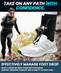 Welnove Afo Foot Drop Brace Adjustable Drop Foot Braces For Men & Women Soft And Comfortable Ankle Support For Walking Fits Left Or Right Foot Improves Gait & Stability