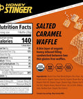 Honey Stinger Organic Gluten Free Salted Caramel Waffle | Energy Stroopwafel for Exercise, Endurance and Performance | Sports Nutrition for Home & Gym, Pre and Post Workout | Box of 6 Waffles, 6.36 Oz