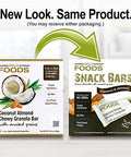 California Gold Nutrition Foods Coconut Almond Chewy Granola Bars 12 Bars 1.4 Oz (40 G) Each
