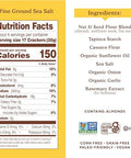 Simple Mills Almond Flour Crackers, Fine Ground Sea Salt, Gluten Free, Flax Seed, Sunflower Seeds, Corn Free, Good for Snacks, Made with whole foods, 6 Count (Packaging May Vary)