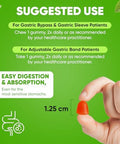 Barislim Bariatric Vitamin Biotin Gummies - Specially Formulated Gummy Vitamin For Patients After Weight Loss Surgery - Easy To Digest And Great Tasting Fruit Flavors 90 Fruit Chews
