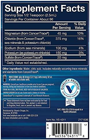 Bodytech Liquid Electrolytes For Hydration Support - Unflavored (8 Fl Oz.)