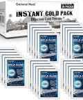 General Medi Instant Ice Cold Pack 4 x 5.5 Disposable Cold Therapy Ice Packs for Pain Relief Swelling Inflammation Sprains Toothache for Athletes and Outdoor Activities