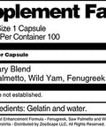 Terravita Breast Enhancement Formula - Fenugreek, Saw Palmetto And Wild Yam - 450 Mg (100 Capsules, Zin: 514008)