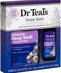 Dr Teal'S Melatonin Sleep Soak Epsom Salt Solution And Foaming Bath Set