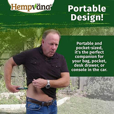 Hempvana Rocket Pain Relief Pen As Seen On Tv Wireless Tens Therapy Portable Muscle Stimulator - Same Technology Used By Doctors - Muscle Pain Relief -9 Adjustable Intensity Settings-3 Unique Heads