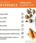 Himalaya Glucocare Herbal Supplement Metabolism Support Pancreatic Support Triphala Bitter Melon Turmeric Gluten Vegan 180 Capsules 90 Day Supply