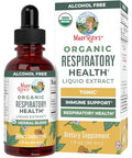 Maryruth'S Maryruth Organics Usda Organic Respiratory Health Liquid Drops With Mullein Leaf Marshmallow Root & Elderberry Mullein Drops For Lungs Herbal Blend Immune Support Supplement Vegan 1 Fl Oz