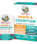 Maryruth'S Mood & Cognition Dissolving Strips By Maryruth'S Vitamin B12 Vitamin B6 Saffron Folate B Vitamins Sugar Free Strawberry Flavor Vegan Gluten Free Dairy Free 30 Count
