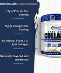 Bone Broth Athletic Performance Collagen Natural Vanilla (1 Lbs. / 30 Servings)