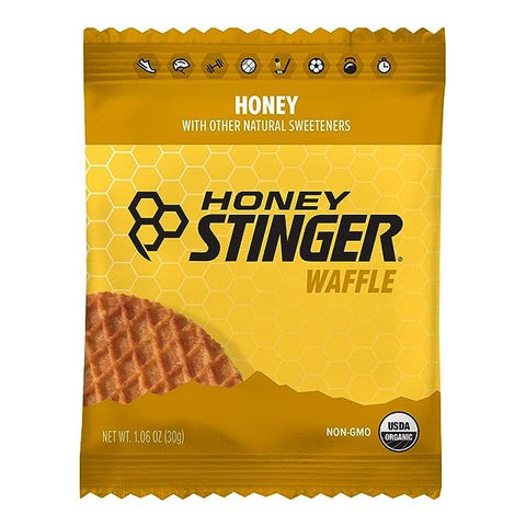 Honey Stinger Organic Honey Waffle | Energy Stroopwafel for Exercise, Endurance and Performance | Sports Nutrition for Home & Gym, Pre and Post Workout | Box of 6 Waffles, 6.36 Ounce