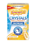 Emergen-C Crystals On-The-Go Emergen-C Immune Support Supplement With Vitamin C B Vitamins Zinc And Manganese Orange Vitality 28 Stick Packs