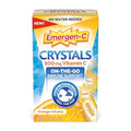 Emergen-C Crystals On-The-Go Emergen-C Immune Support Supplement With Vitamin C B Vitamins Zinc And Manganese Orange Vitality 28 Stick Packs
