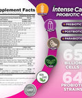 Vital Planet - Intense Care Vaginal Ph & Urinary Probiotics For Women Plus Organic Prebiotics Postbiotics And Parabiotics 65 Billion Cfu And 64 Strains Immune And Digestive Health 30 Ct
