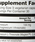 Vitacost Magtein Magnesium L-Threonate -- 2010 Mg - 90 Vegetarian Capsules