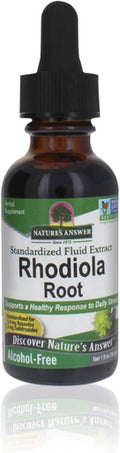 Nature'S Answer Rhodiola Root | Super Concentrated Herbal Supplement | Helps Aid & Reduce Stress | Alcohol- Gluten- and Kosher 1oz