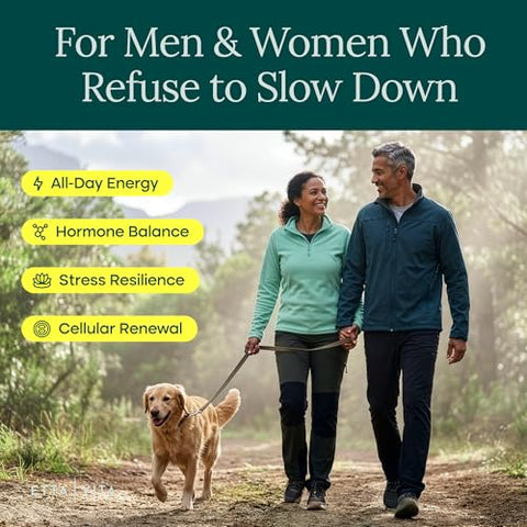 Etta Vita Urolithin-A Complex W Shilajit Organic Sea Moss Ashwagandha & Tongkat Ali Natural Energy Libido Hormone Balance And Focus For Men & Women (Made In Usa - 3Rd Party Tested)
