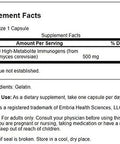 Swanson Epicor High-Metabolite Immunogens 500 Milligrams 30 Capsules