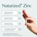 Natura Health Products 25 mg Zinc Supplement Supports Cellular Health and a Healthy Immune Response Highly Bioavailable FoodGrown Zinc (60 Capsules)