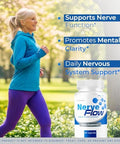 Livorka (2 Pack) Nerve Flow Official Nerveflow Advanced Nerve Support Pills Nerve Flow Supplement Capsules Nerveflow Natural Pills Maximum Strength Multivitamin Advanced Formula 120 Capsules For 2 Months