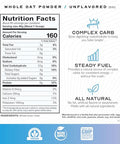 Muscle Feast Whole Oat Powder All Natural And Complex Carb Oat Fiber