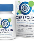 Cerefolin Brain Wellness Targeted Nutrition for Cognitive Support Improves Memory Focus and Concentration LMethylfolate NAC B12 Neurologist Recommended (30 Count)