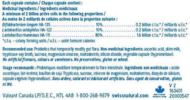 Swiss Natural Lactobacillus Acidophilus & Bifidus