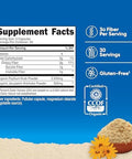 Nutricost Fiber Capsules With Prebiotic Fiber Supplement 300 Capsules Made With Organic Psyllium Husk & Organic Jerusalem Artichoke 60 Servings Gluten 3 G Per Serving