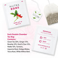 Nutra Tea Nutra Tea NUTRABONE - Bone Health Tea Includes Rose Hip Ginkgo Biloba and Yucca - for Bone Strength and Support - 20 Enveloped Tea Bags Herbal Tea