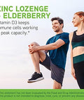 Davinci Labs Zinc Lozenge + Elderberry Supplement To Support Immune System Healthy Lungs & Throat Tissues With Vitamin D3 Zinc Elderberry & More Lemon Flavor 60 Lozenges